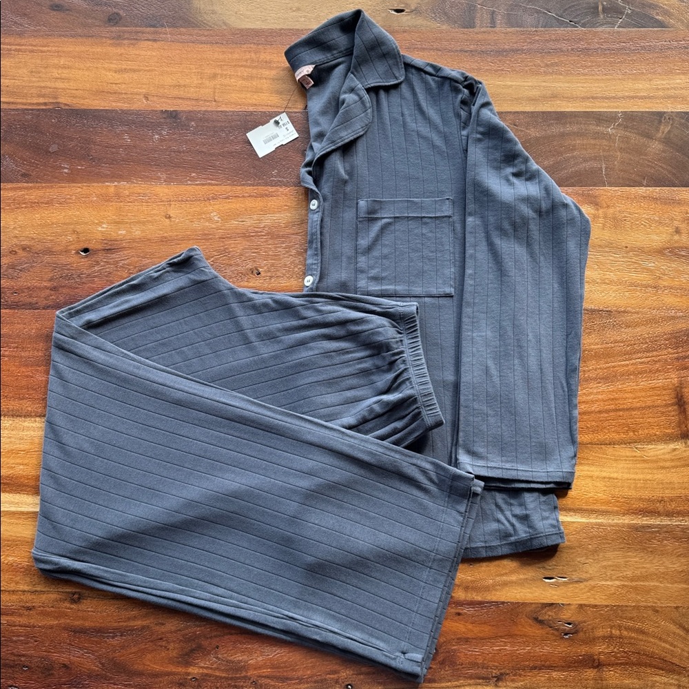 EBERJEY
Gisele Rib Long Pajama Set (Graphite) - Picture 7 of 7